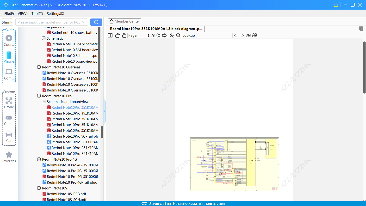 Xiaomi Redmi Note10Pro 351K10AM0A L3 Block Diagram